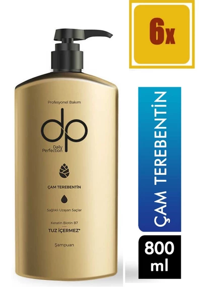 DP DAİLY PERFECTİON,Şampuan Çam Terebentin 800 Ml 6 Adet ürün görseli 1