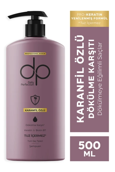 DP DAİLY PERFECTİON,Karanfil Özlü 500 Ml Tuzsuz Şampuan ürün görseli 1