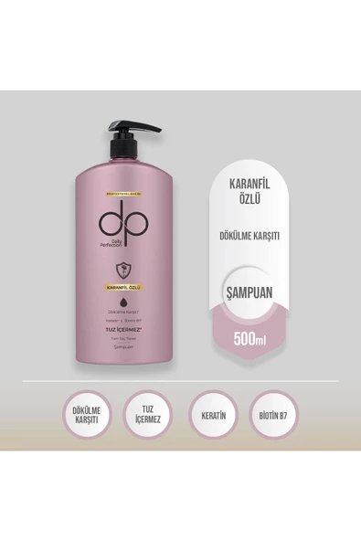DP DAİLY PERFECTİON,Karanfil Özlü 500 Ml Tuzsuz Şampuan ürün görseli 1