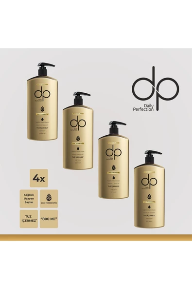 DP DAİLY PERFECTİON,Şampuan Çam Terebentin 800 ml 4 Adet ürün görseli 1