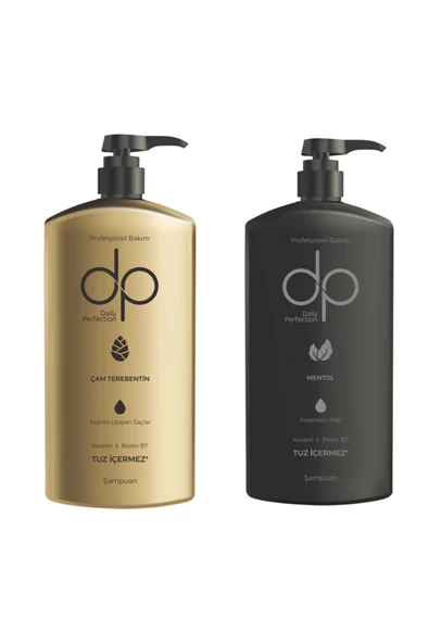 DP DAİLY PERFECTİON,Dp, Daıly Perfection 1 Adet Çam Terebentin500 ml 1 Adet Mentol500 ml Şampuan 2'li Set ürün görseli 1