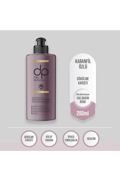 DP DAİLY PERFECTİON,Karanfil Özlü Durulanmayan Saç Bakım Kürü 200 ml ürün görseli 1