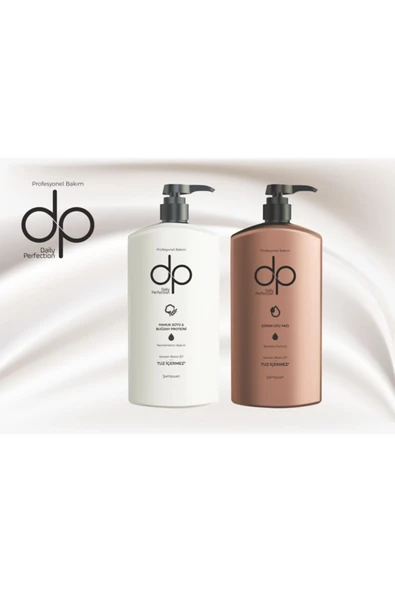 DP DAİLY PERFECTİON,Daily Perfection 1 Adet Pamuk Sütü Buğday Proteini 1 Adet Çörek Otu (800ml) Şampuan 2'li Set ürün görseli 1