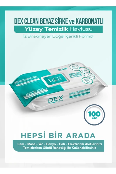 DEX,Clean Yüzey Temizlik Havlusu 100'lü ürün görseli 1
