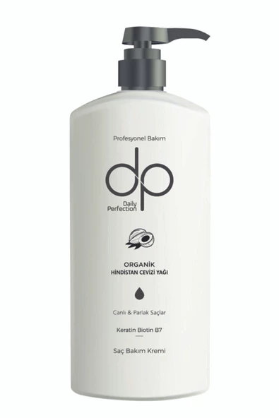 DP,Organik Hindistan Cevizi Yağı Profesyonel Keratin Biotin Saç Bakım Kremi 500 Ml ürün görseli 1