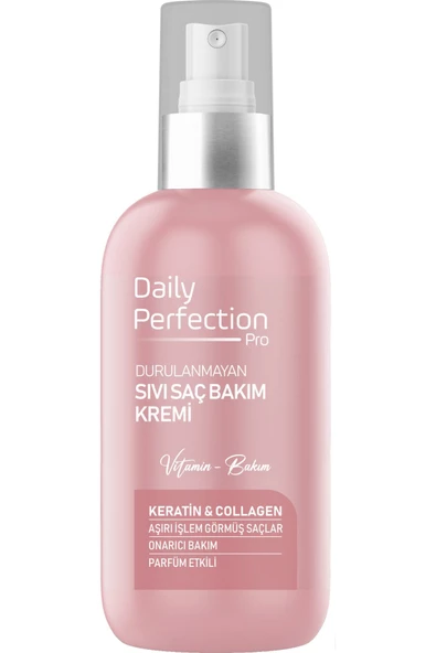 DAILY PERFECTION PRO,Onarıcı Bakım Keratin&Collagen içerikli Sıvı Saç Bakım Kremi 200 ml ürün görseli 1