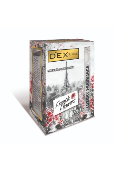 DEX,Kremli Losyon Sabun French Flowers 4x100 gr ürün görseli 1