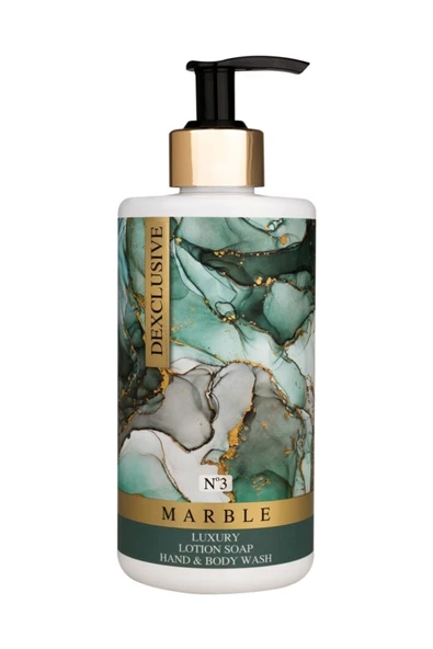 DEXCLUSIVE,Luxury Banyo Konsepti Losyonlu Sıvı Sabun 400 Ml. - Marble Series No:3 ürün görseli 1