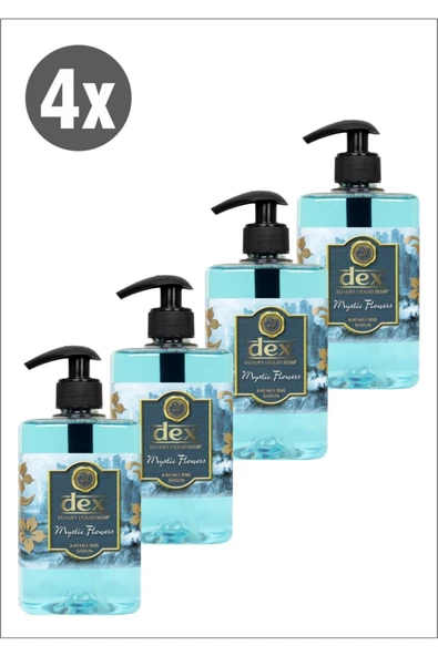 DEX,Luxury Mystıc Flowers Sıvı Sabun 500 M X 4 Adet ürün görseli 1