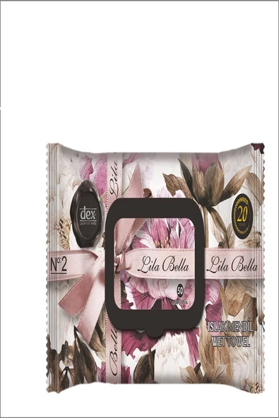 DEX,Lila Bella Islak Havlu 50 x 24 Paket ürün görseli 1