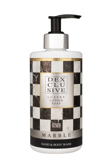 DEXCLUSIVE,Luxury Banyo Konsepti Losyonlu Sıvı Sabun 400 Ml. - Marble Series No:1 ürün görseli 1