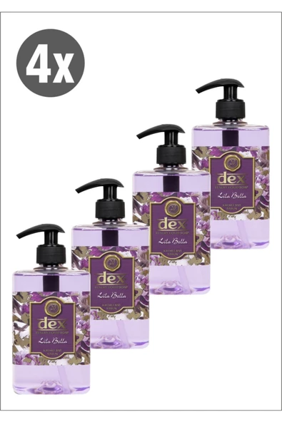 DEX,Sıvı Sabun 500 ml X 4 Adet Lux Lila Bella ürün görseli 1
