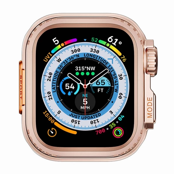 Apple Watch 7 45mm to Apple Watch Ultra 49mm Uyumlu Kasa Dönüştürücü Watch Gard 33 ürün görseli 1