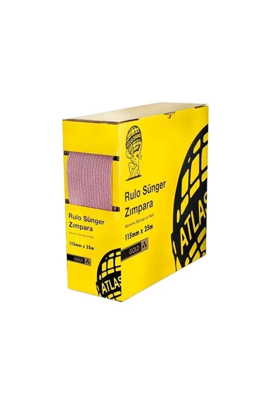 Atlas Rulo Sünger Zımpara 115 Mmx25 Mt 180 Kum ürün görseli 1