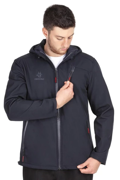 Obrano Outdoor Softshell Kapüşonlu Mont - Resim 2