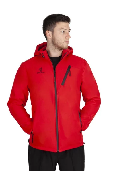 Obrano Outdoor Softshell Kapüşonlu Mont - Resim 10