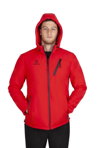 Obrano Outdoor Softshell Kapüşonlu Mont - Resim 9