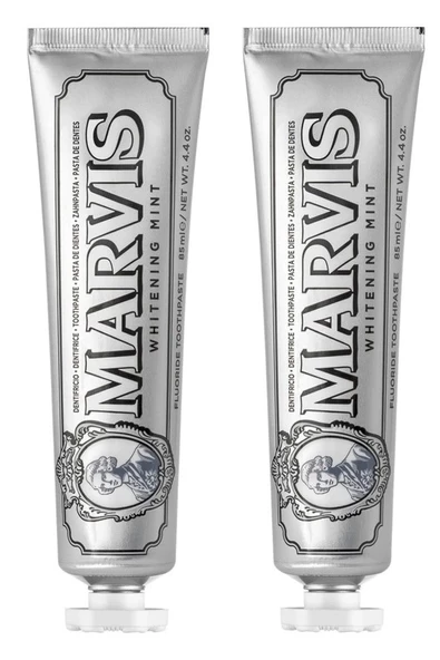 Marvis Whitening Mint Beyazlatıcı Florürlü Diş Macunu 85 ml 2 Adet ürün görseli 1
