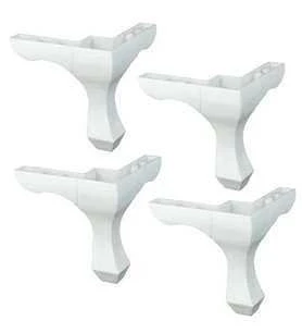LK0128 4 Adet Plastik Lükens Mobilya Ayağı, 3 mm Lüks Sağlam ürün görseli 1