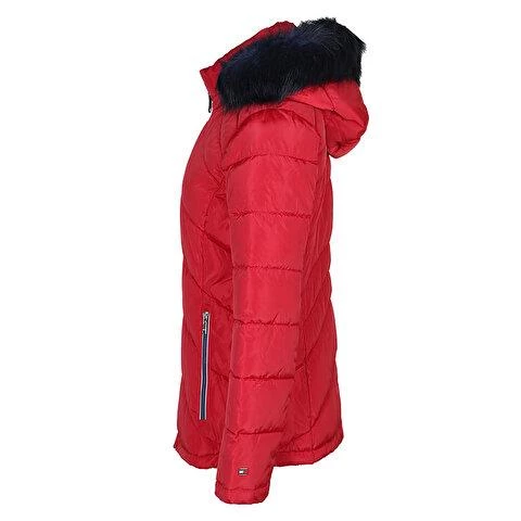 Tommy Hilfiger Kadın Mont Kırmızı - Resim 2