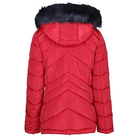 Tommy Hilfiger Kadın Mont Kırmızı - Resim 3
