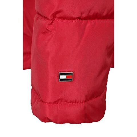 Tommy Hilfiger Kadın Mont Kırmızı - Resim 4