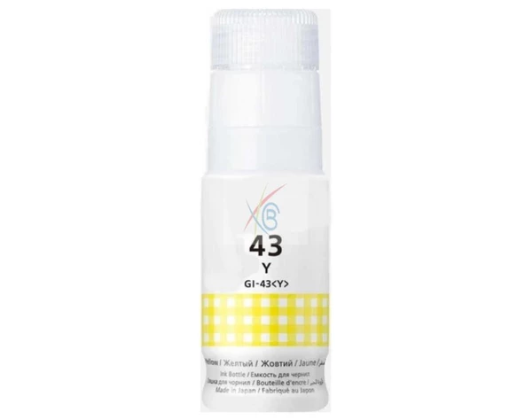 CANON uyumlu GI-43 Sarı Mürekkep (70ml./Sise) ürün görseli 1