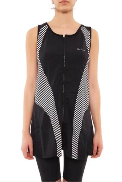 Pierre Cardin 157900 Kalın Askılı Tesettür Mayo & Tankini Takım ürün görseli 1