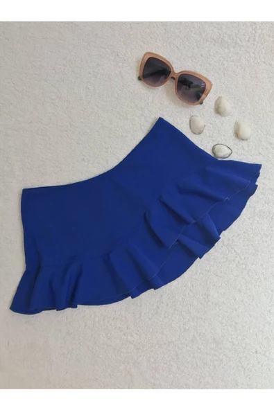 Dagi Volanlı Mini Plaj Eteği - Resim 7