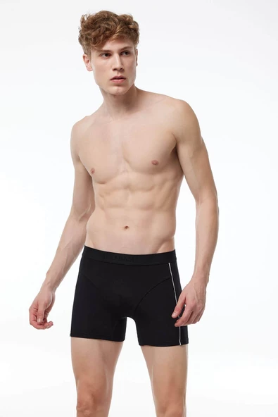 Malabadi 017 Erkek Biyeli Modal Boxer - Resim 11