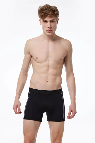 Malabadi 017 Erkek Biyeli Modal Boxer - Resim 7