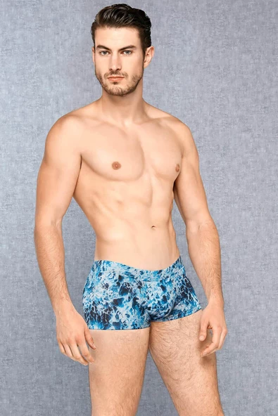 Doreanse Erkek Okyanus Desenli Modal Boxer 1706 ürün görseli 1