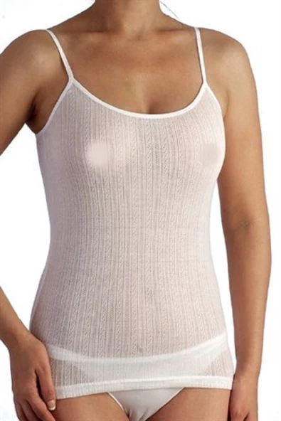 Fai 2332 Kadın %100 Doğal Tencel İnce & İp Askılı Atlet ürün görseli 1