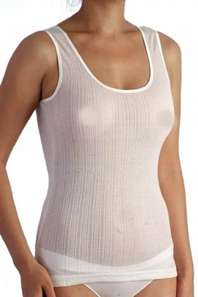 Fai 2330 Kadın %100 Doğal Tencel Kalın Askılı Atlet ürün görseli 1