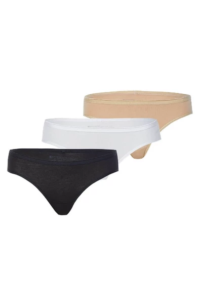 Blackspade 1575 Kadın %94 Pamuklu 3'lü Ekonomik Paket Essential Slip & Külot ürün görseli 1