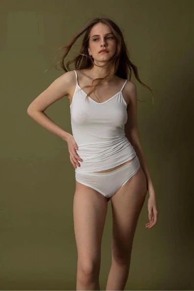 Blackspade 1400 Kadın %88 Organik Pamuk ( Cotton ) Aura Satin Slip & Külot ürün görseli 1