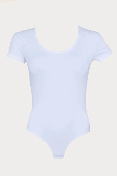 Malabadi 133 Kadın Modal Kısa Kol Açık Yaka Çıtçıtlı Body & Bodysuit ürün görseli 1