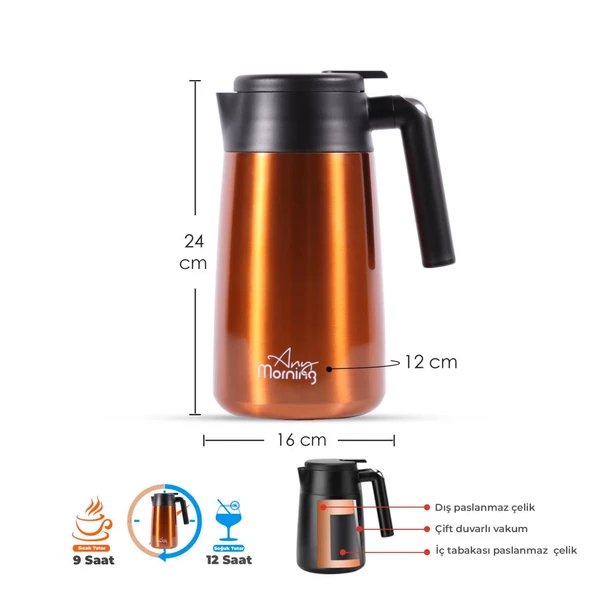 Any Morning SI232250 Termos Bakır 1,2 L - Resim 12