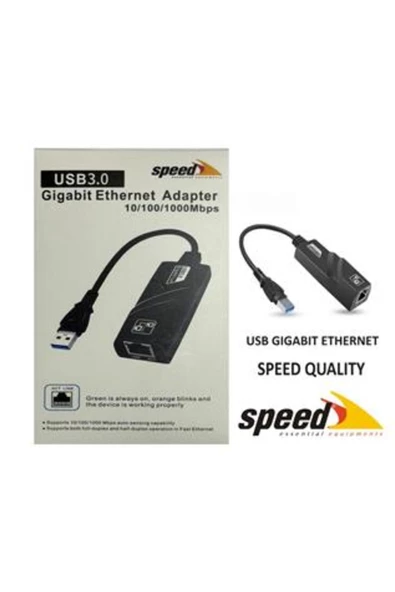 Speed Ue050 10-100-1000 Usb 2.0-3.0 Gigabit Ethernet Çevirici ürün görseli 1