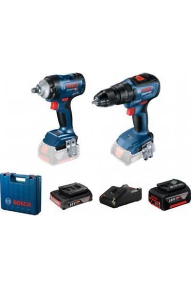 Bosch Gds 18 V-400+gsb 18v-50 1x2.0ah-1x5.0ah ürün görseli 1