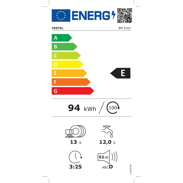Vestel BM 5101 5 Programlı Bulaşık Makinesi - Resim 5