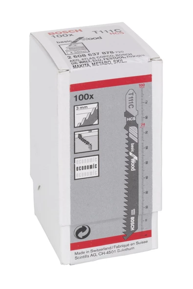 DEKUPAJ BIÇAĞI - T 111 C BASİC FOR WOOD 100'LÜ - Resim 4