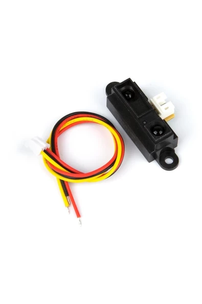 Sharp GP2Y0A21YK0F Kızılötesi Mesafe Sensörü (10-80cm) - Bağlantı Kablolu ürün görseli 1