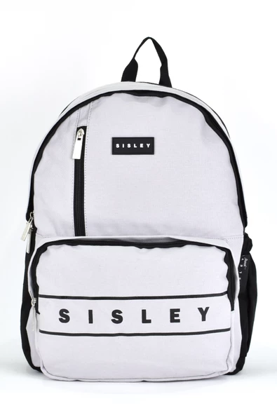 Sisley Okul Sırt Çantası Unisex Çok Gözlü Günlük Seyahat Sırt Çantası Gri 12920 ürün görseli 1