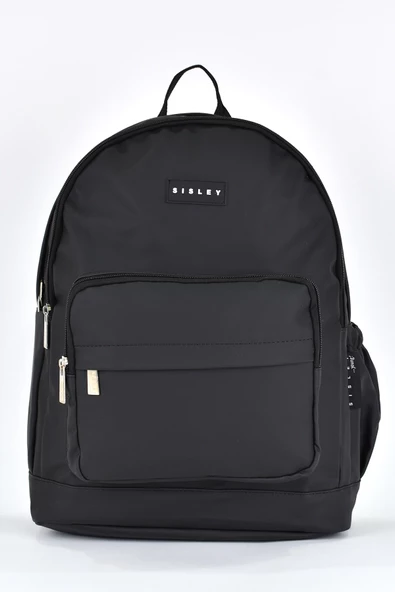 Sisley Okul Sırt Çantası Unisex Çok Gözlü Günlük Seyahat Sırt Çantası Siyah 12913 ürün görseli 1