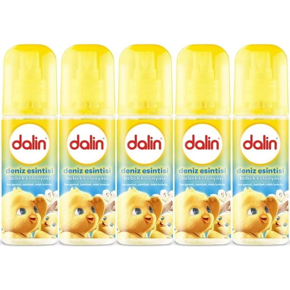 Dalin Bebek Kolonyası 150ML Deniz Esintisi (Bergomat-Zambak-Misk Kokulu) (5 Li Set) ürün görseli 1