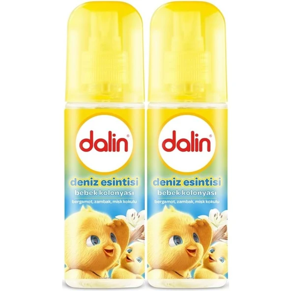 Dalin Bebek Kolonyası 150ML Deniz Esintisi (Bergomat-Zambak-Misk Kokulu) (2 Li Set) ürün görseli 1