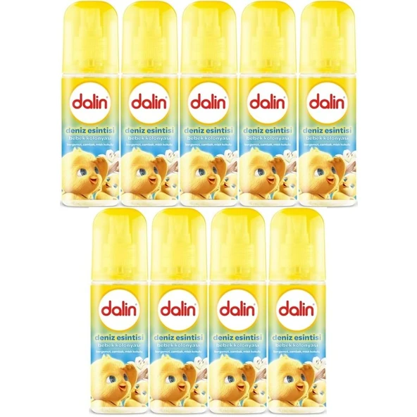 Dalin Bebek Kolonyası 150ML Deniz Esintisi (Bergomat-Zambak-Misk Kokulu) (9 Lu Set) ürün görseli 1