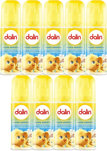 Dalin Bebek Kolonyası 150ML Deniz Esintisi (Bergomat-Zambak-Misk Kokulu) (9 Lu Set) ürün görseli 1