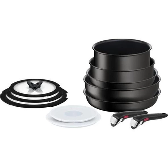 Tefal Ingenio Exception Titanyum 6X 12 Parça Büyük Tava Tencere Seti ürün görseli 1